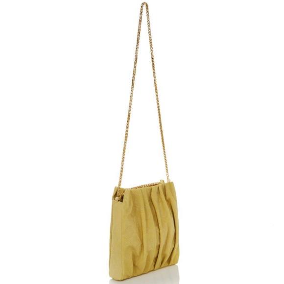 Elleme Vague Pleated Snakeskin Embossed Leather SHLDR Bag.Missing Original Strap - Picture 6 of 15
